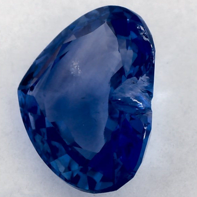 1.40 Carat Heart Natural Blue Sapphire