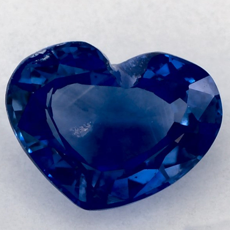 1.40 Carat Heart Natural Blue Sapphire