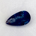 1.57 Carat Pear Natural Blue Sapphire