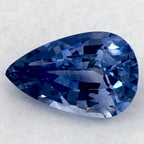 1.36 Carat Pear Natural Blue Sapphire