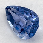 1.36 Carat Pear Natural Blue Sapphire