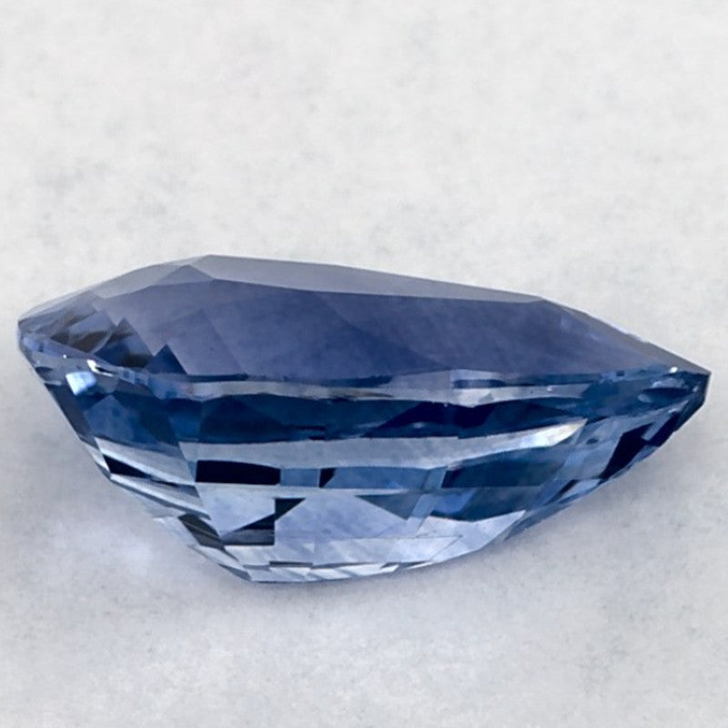 1.36 Carat Pear Natural Blue Sapphire