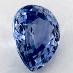 1.78 Carat Pear Natural Blue Sapphire