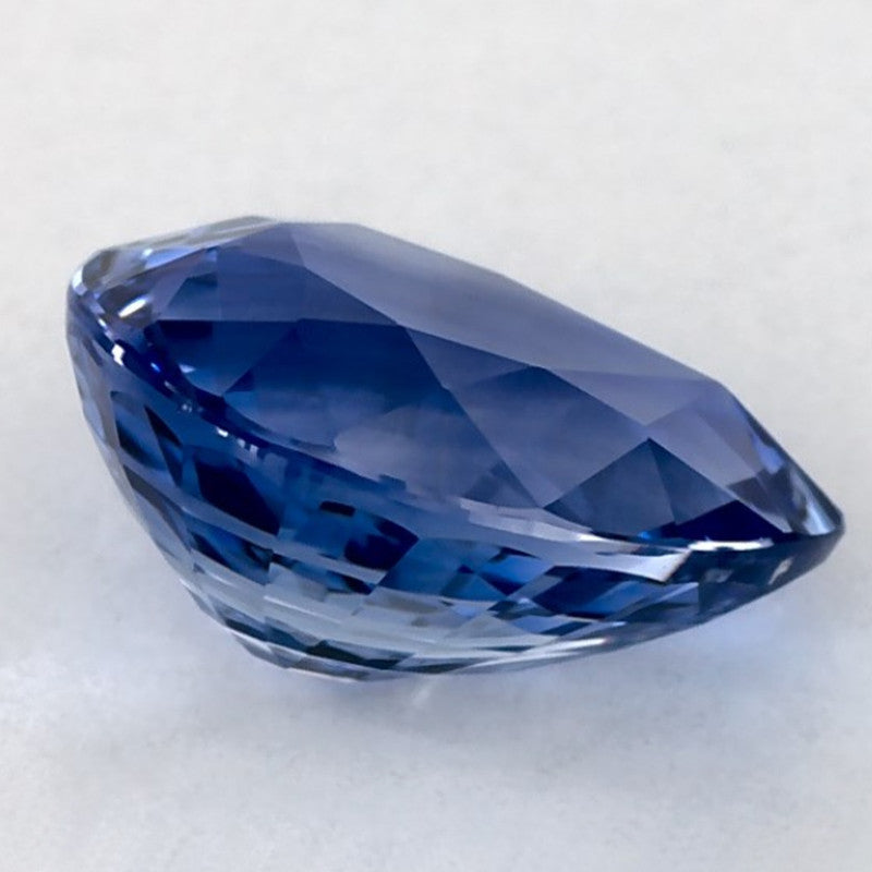 1.78 Carat Pear Natural Blue Sapphire
