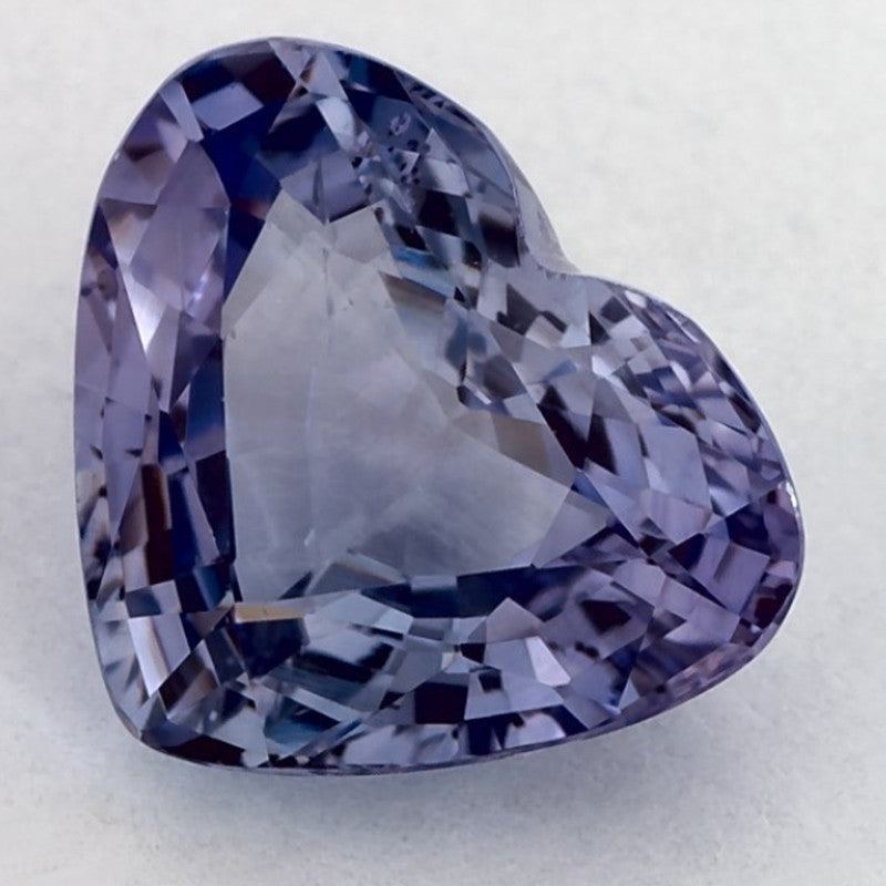 3.43 Carat Heart Natural Blue Sapphire