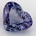 3.43 Carat Heart Natural Blue Sapphire
