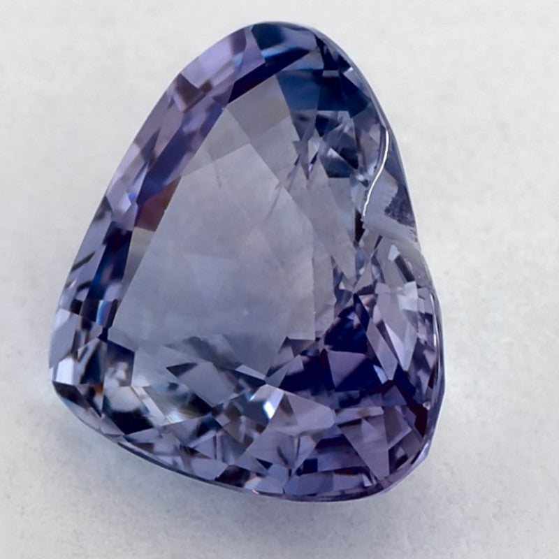 3.43 Carat Heart Natural Blue Sapphire