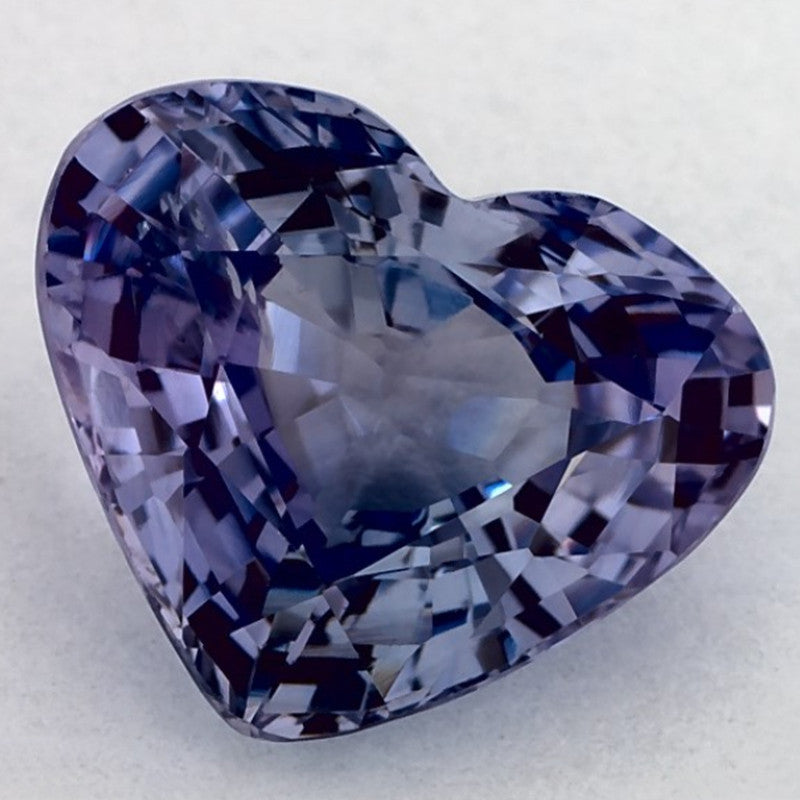 3.43 Carat Heart Natural Blue Sapphire