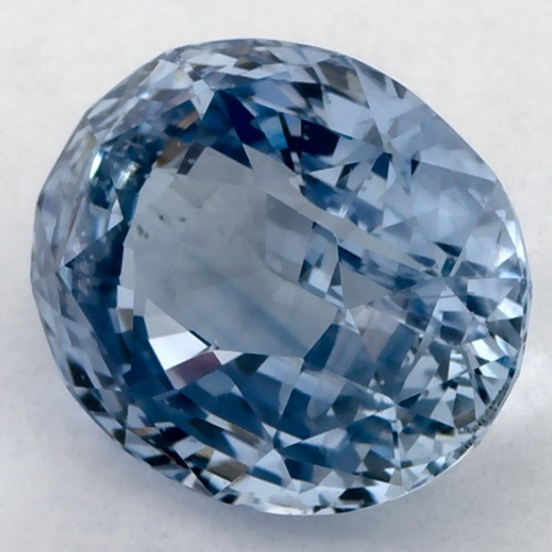 3.02 Carat Oval Natural Blue Sapphire