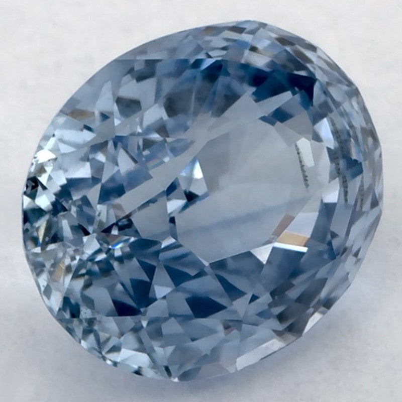 3.02 Carat Oval Natural Blue Sapphire
