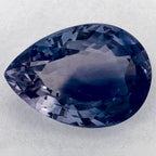 2.81 Carat Pear Natural Blue Sapphire