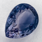 2.81 Carat Pear Natural Blue Sapphire