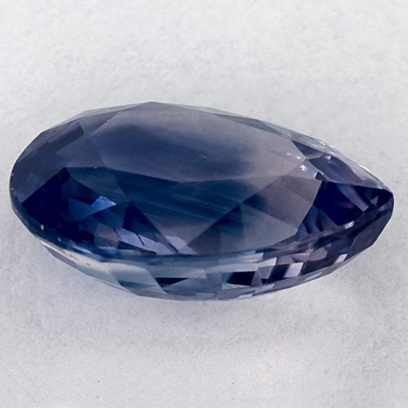 2.81 Carat Pear Natural Blue Sapphire
