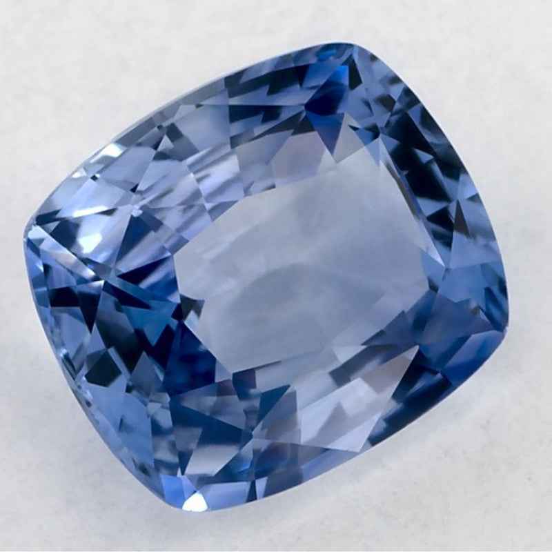 2.00 Carat Cushion Natural Blue Sapphire