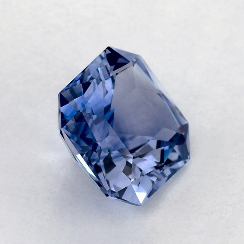 1.73 Carat Radiant Natural Blue Sapphire