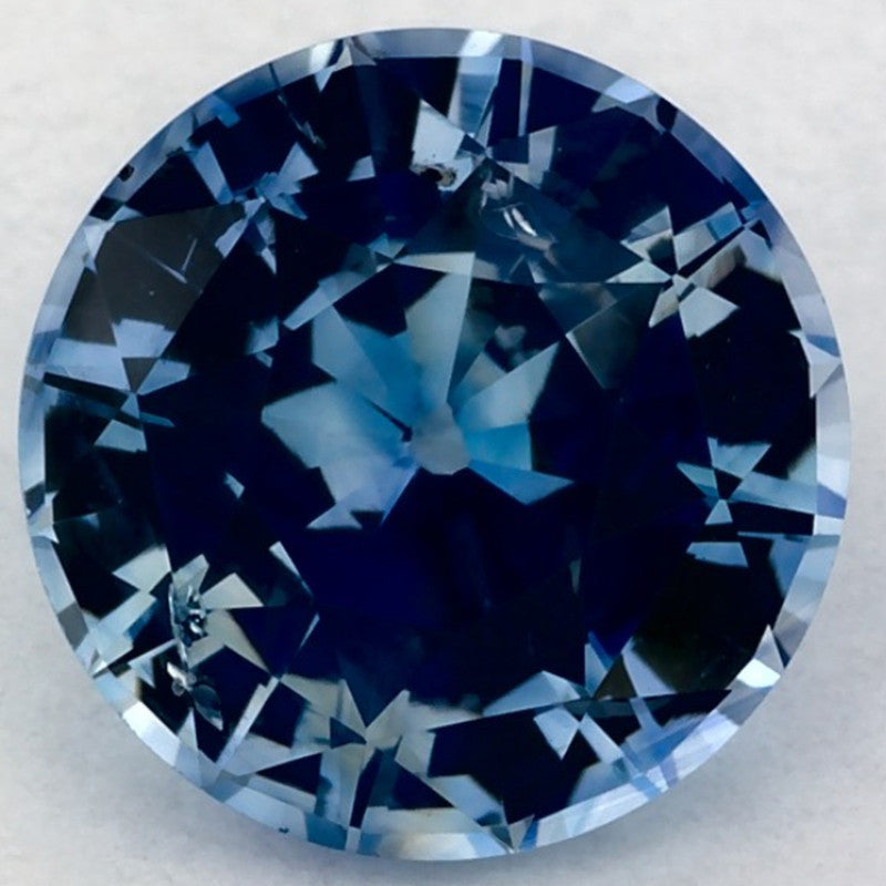 1.96 Carat Round Natural Blue Sapphire