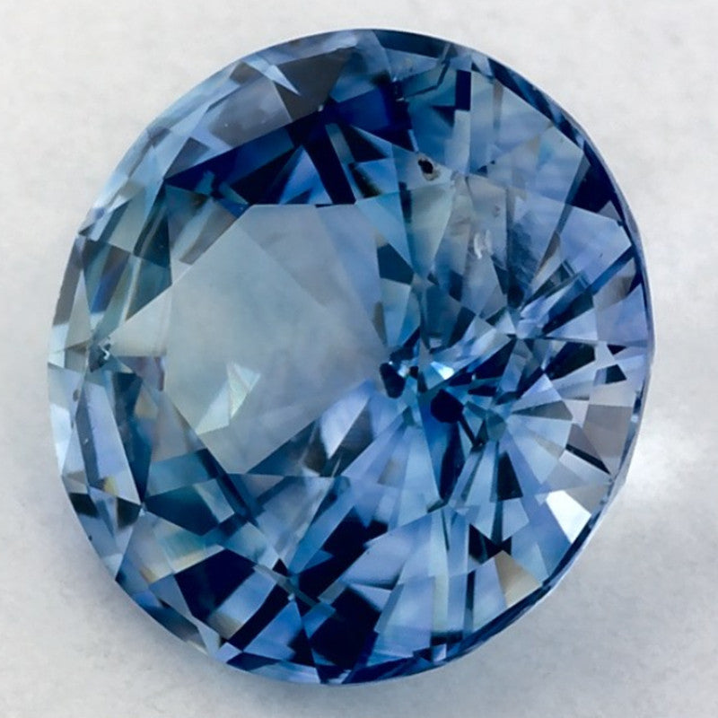 1.96 Carat Round Natural Blue Sapphire