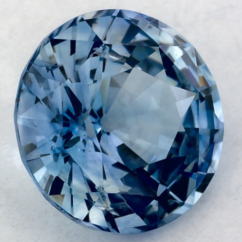 1.96 Carat Round Natural Blue Sapphire