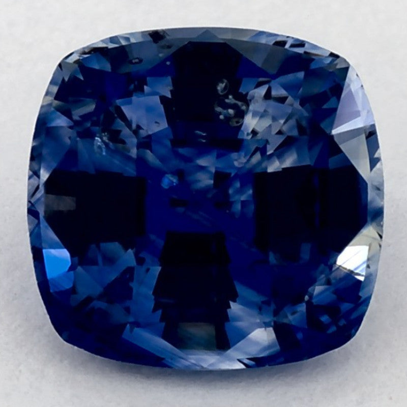 2.55 Carat Cushion Natural Blue Sapphire