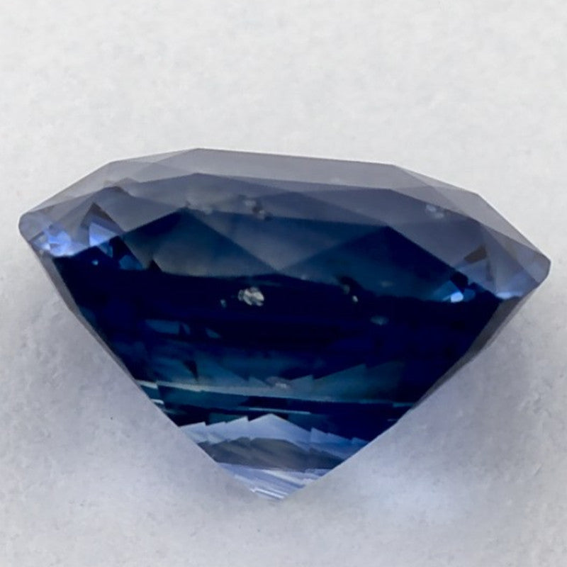 2.55 Carat Cushion Natural Blue Sapphire