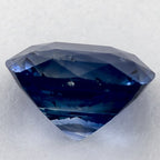 2.55 Carat Cushion Natural Blue Sapphire