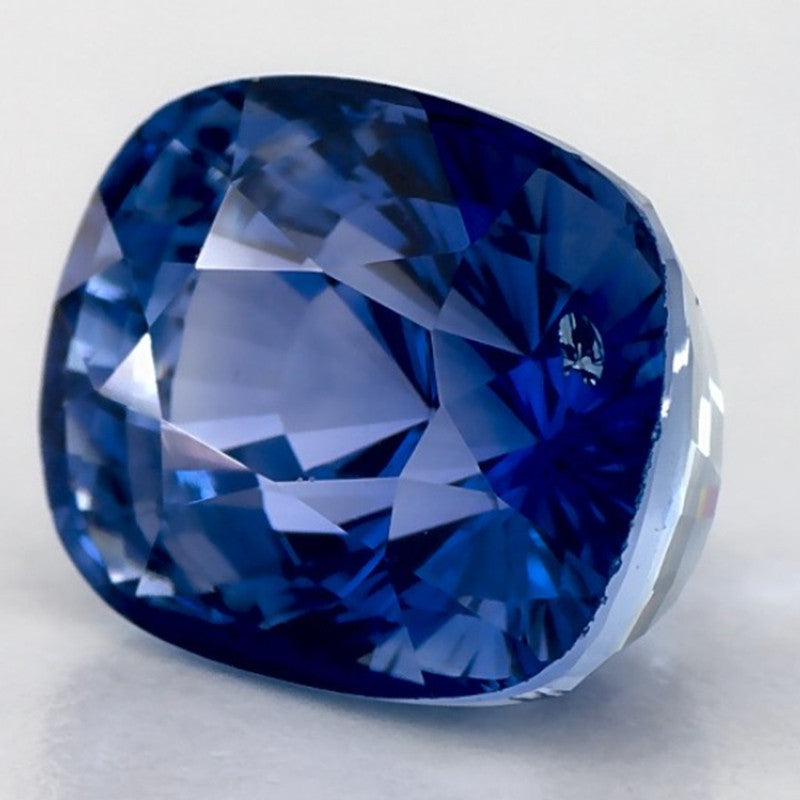 3.90 Carat Cushion Natural Blue Sapphire