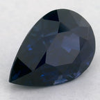 1.60 Carat Pear Natural Blue Sapphire