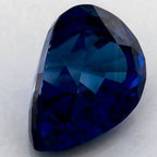 2.36 Carat Pear Natural Blue Sapphire