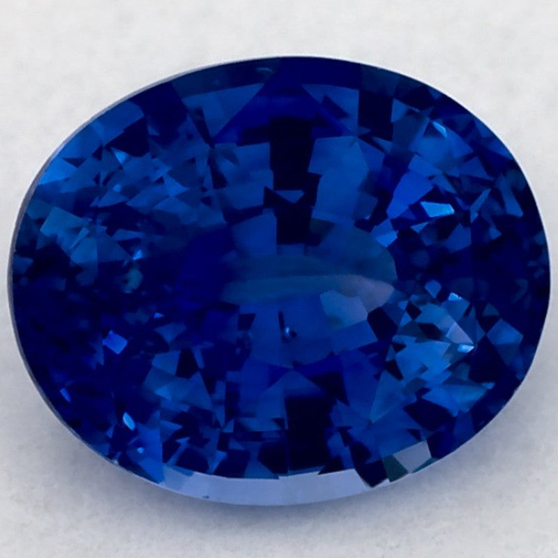1.69 Carat Oval Natural Blue Sapphire