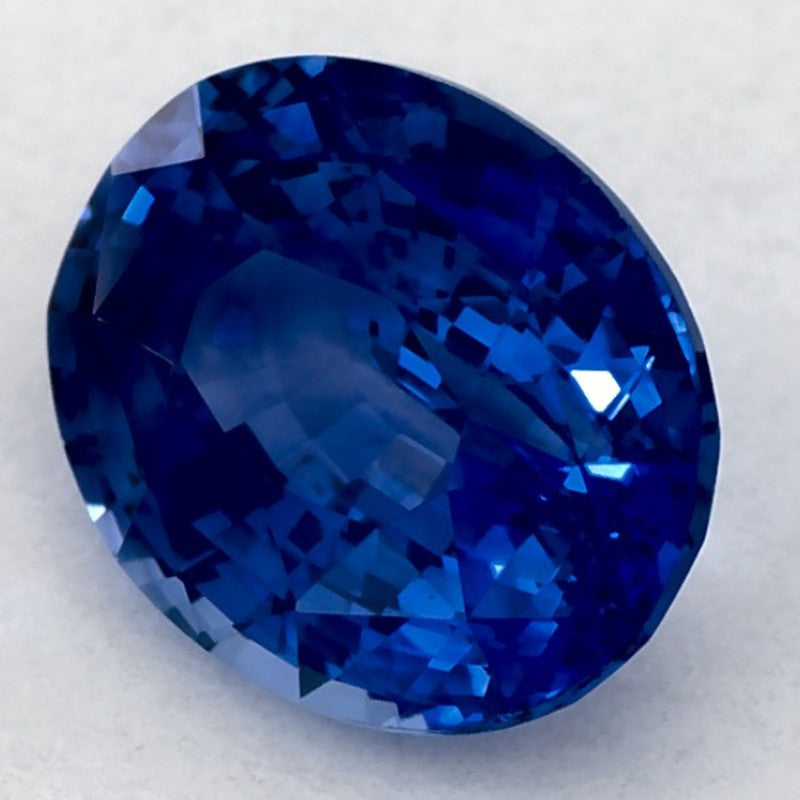 1.69 Carat Oval Natural Blue Sapphire