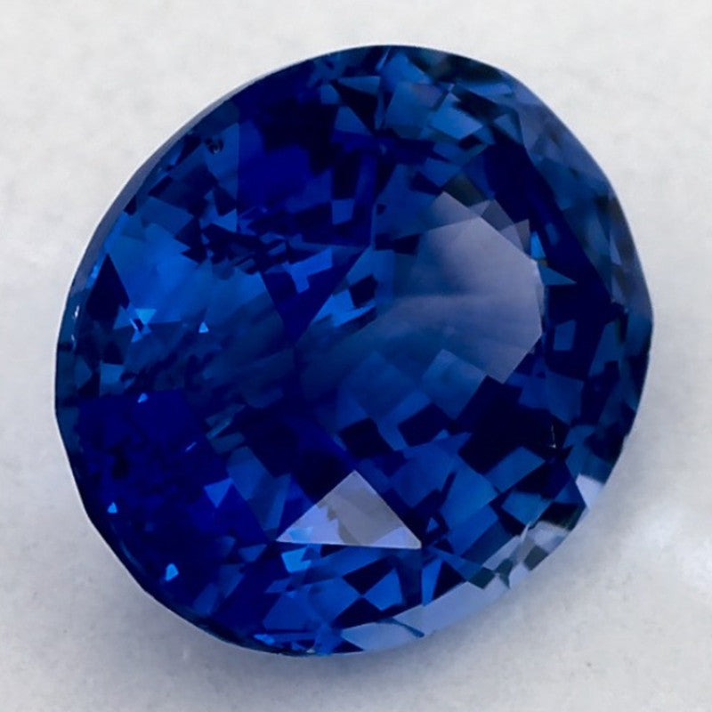 1.69 Carat Oval Natural Blue Sapphire