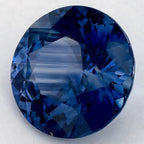 2.49 Carat Round Natural Blue Sapphire