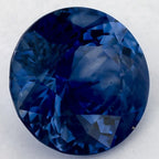 2.49 Carat Round Natural Blue Sapphire