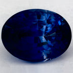 1.68 Carat Oval Natural Blue Sapphire