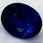 1.68 Carat Oval Natural Blue Sapphire
