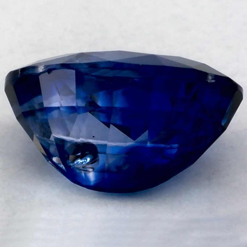 1.68 Carat Oval Natural Blue Sapphire