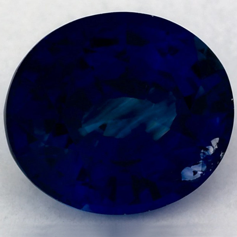 3.28 Carat Oval Natural Blue Sapphire