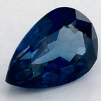 2.01 Carat Pear Natural Blue Sapphire