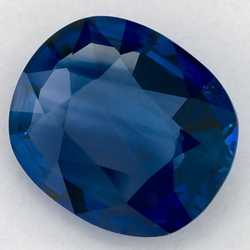 1.82 Carat Cushion Natural Blue Sapphire