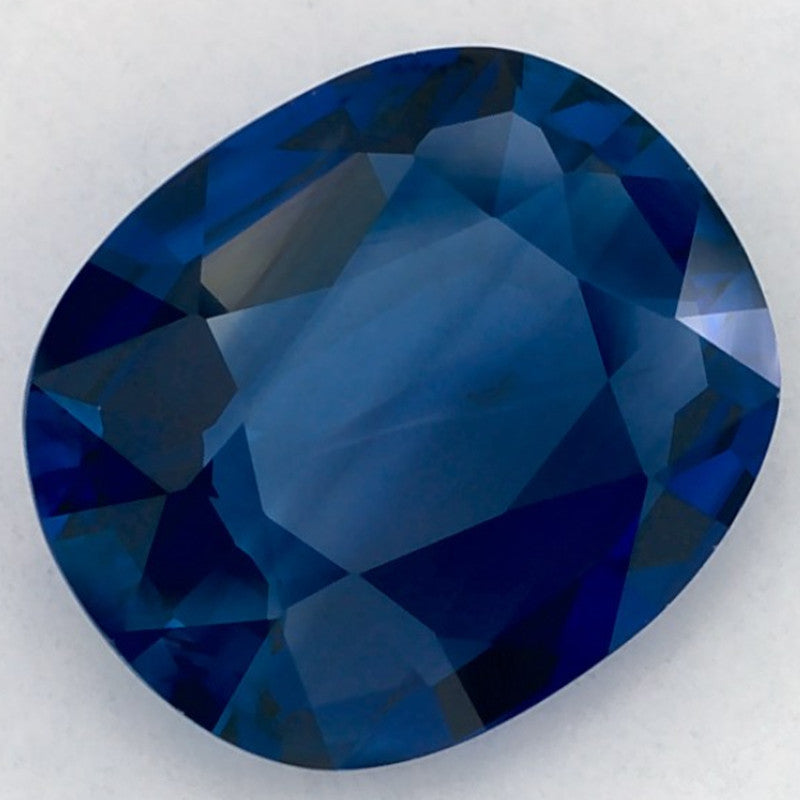 1.82 Carat Cushion Natural Blue Sapphire