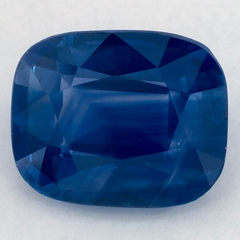 2.49 Carat Cushion Natural Blue Sapphire