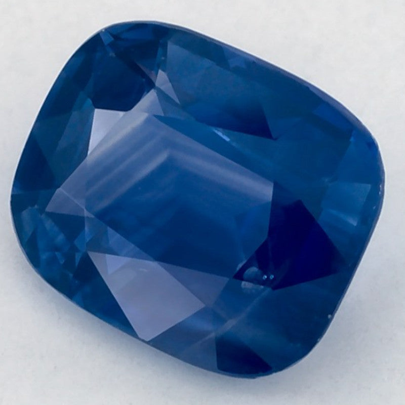 2.49 Carat Cushion Natural Blue Sapphire