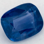 2.49 Carat Cushion Natural Blue Sapphire