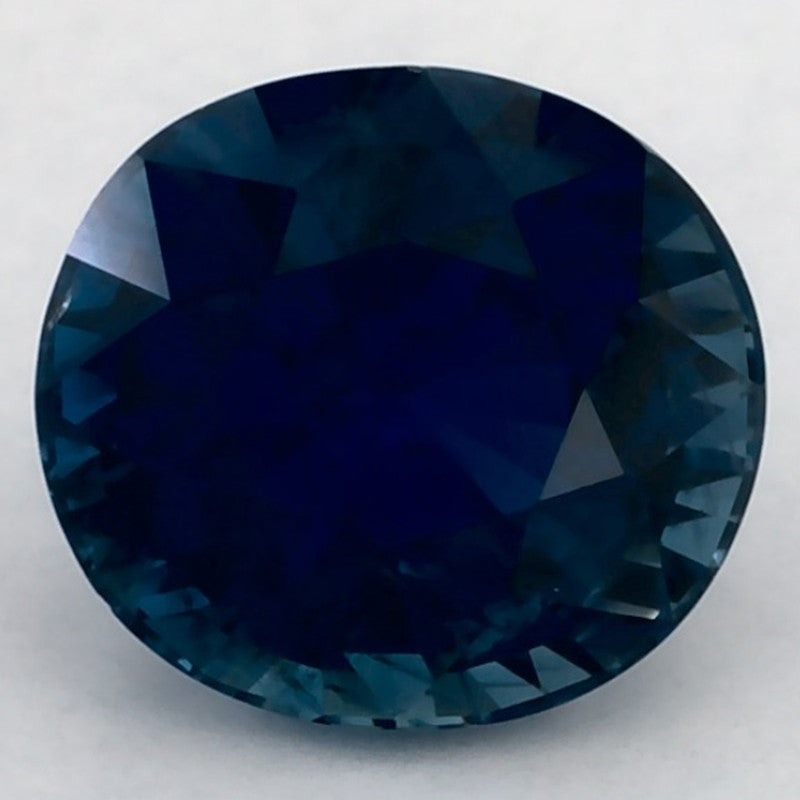 1.82 Carat Oval Natural Blue Sapphire