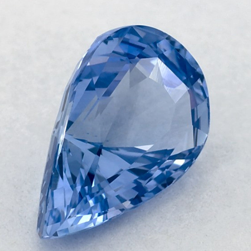 2.00 Carat Pear Natural Blue Sapphire