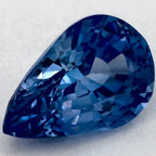 2.01 Carat Pear Natural Blue Sapphire