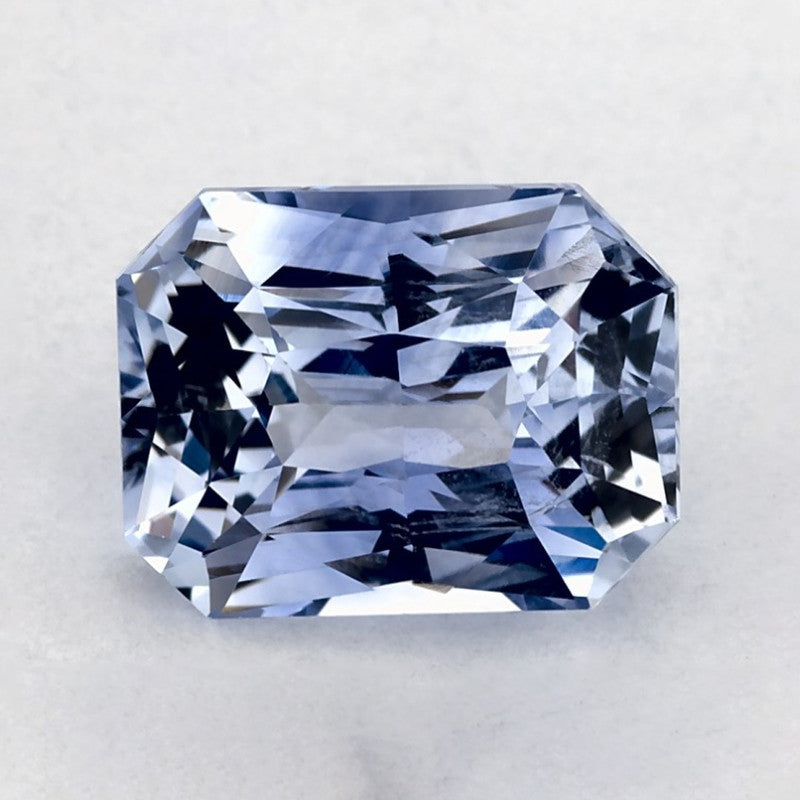 2.55 Carat Radiant Natural Blue Sapphire