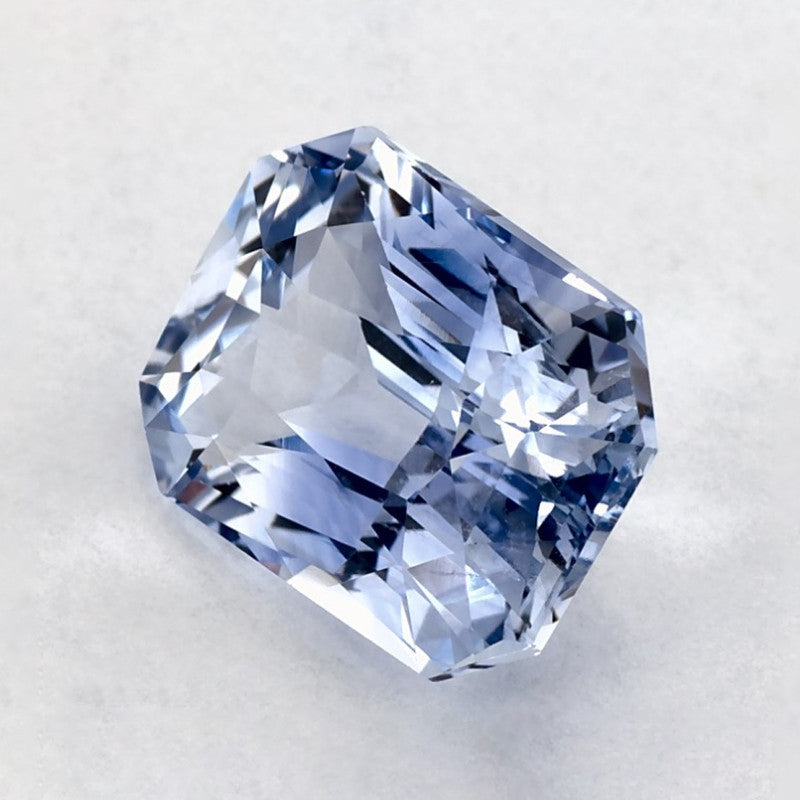 2.55 Carat Radiant Natural Blue Sapphire