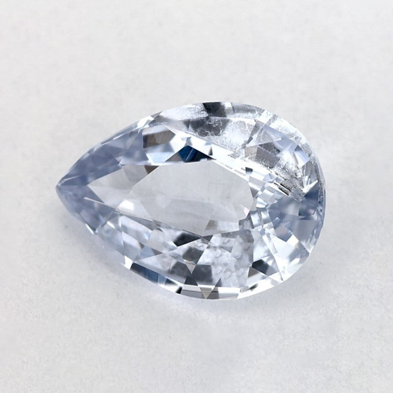 2.66 Carat Pear Natural Blue Sapphire