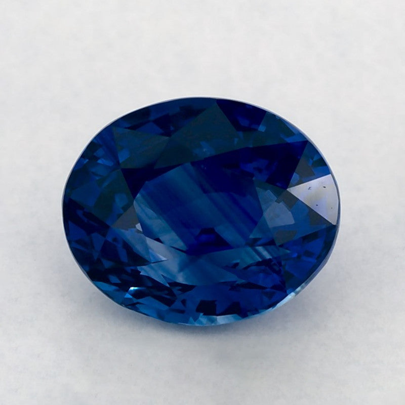 2.50 Carat Oval Natural Blue Sapphire